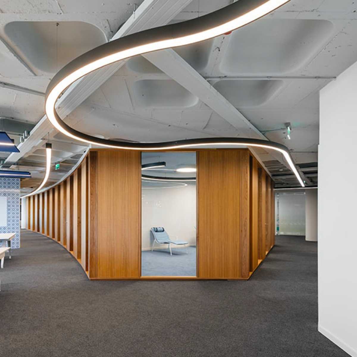 Diseño UX interior de oficina de cliente en Lisboa