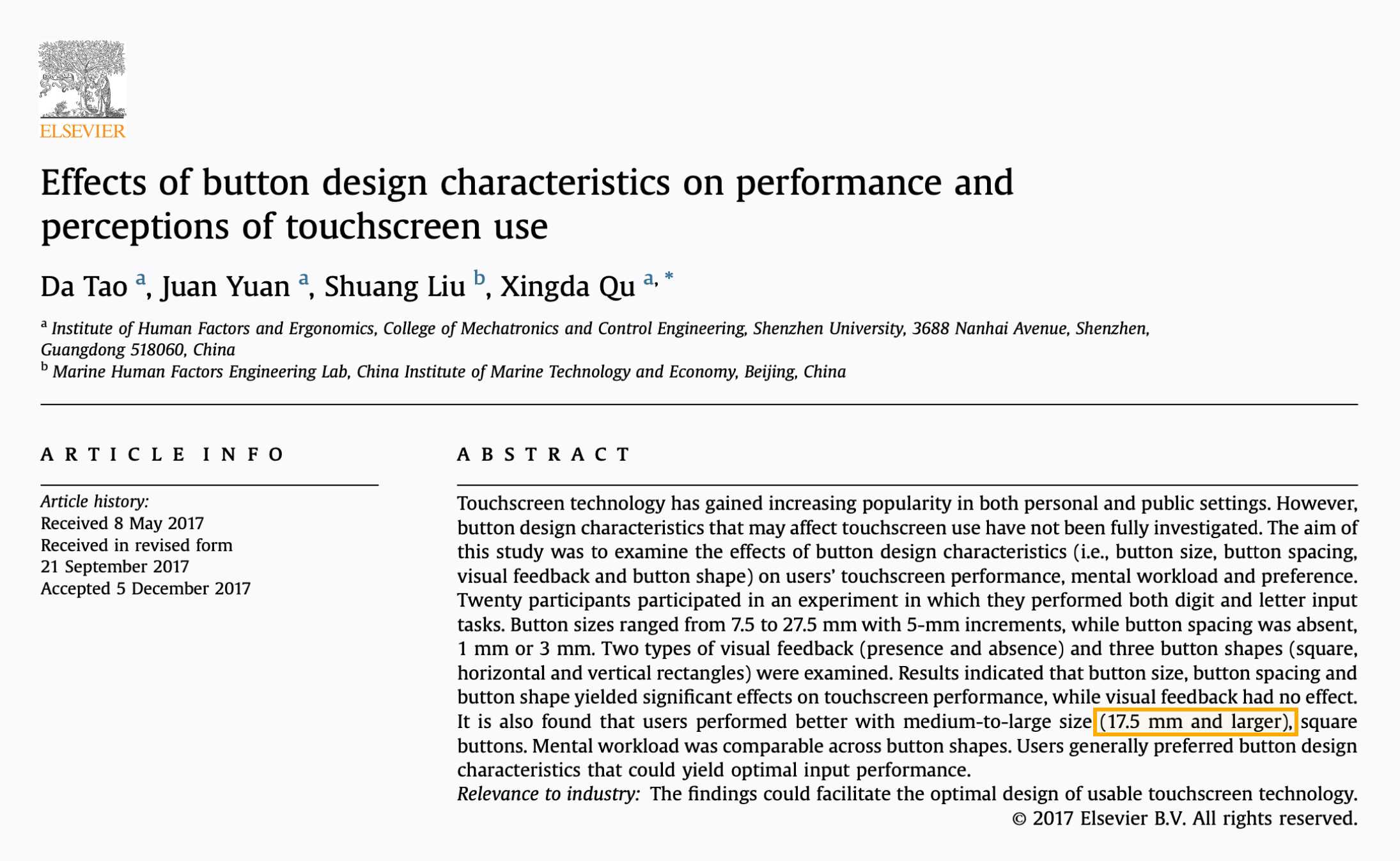 Extractos de la investigación sobre el diseño de factores humanos que informa el diseño de ux para dispositivos médicos.